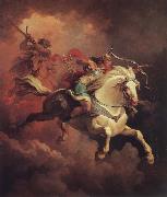 Philippe Jacques Vision of the White Horse oil painting reproduction
